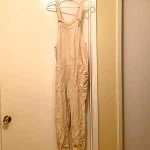 Linen overalls